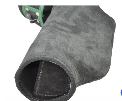 Viper curved leather training and trial bite sleeve for left arm