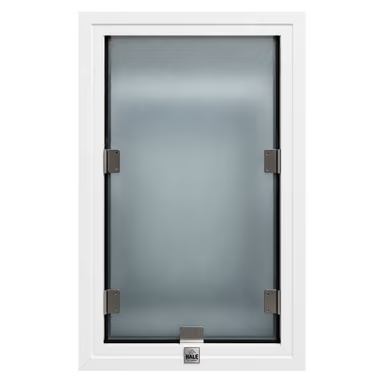 Hale Universal Screen Pet Door installed in a screen door — dog door for screen doors with spline channels on all four sides