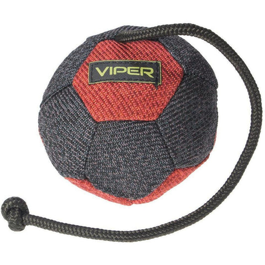 Viper French Linen ball for dogs, durable bite and play toy made from training-grade French linen"