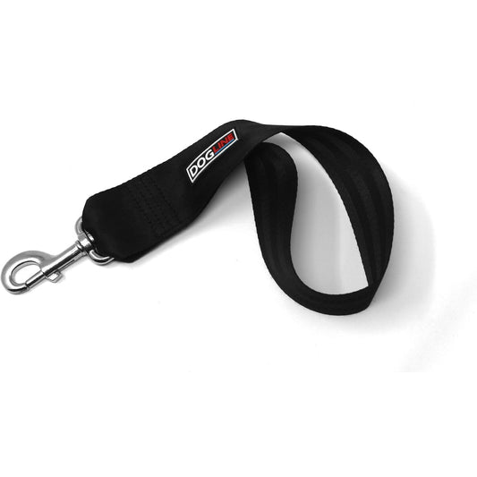 Adjustable vehicle restraint for dogs with durable strap and secure clip for safe car travel