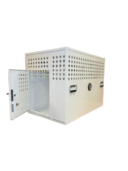 Owens 55328 Professional K9 Series Large Tactical Dog Crate End Door White Mill Finish Aluminum 24"W x 36"D x 29"H - IMG_2866-removebg-preview_49478b85-5f49-465d-8b3f-4a74261460f0