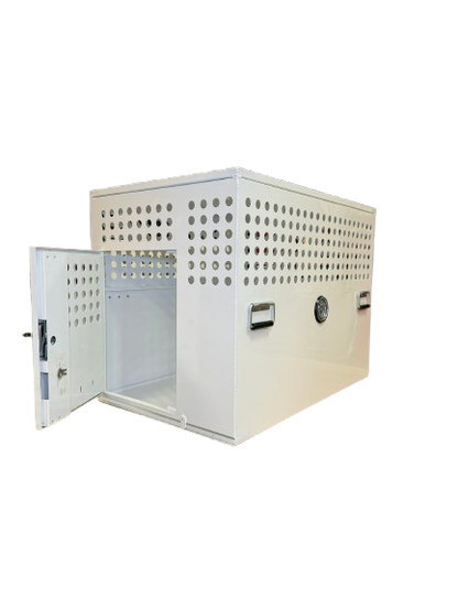 Owens 55328 Professional K9 Series Large Tactical Dog Crate End Door White Mill Finish Aluminum 24"W x 36"D x 29"H - IMG_2866-removebg-preview_49478b85-5f49-465d-8b3f-4a74261460f0