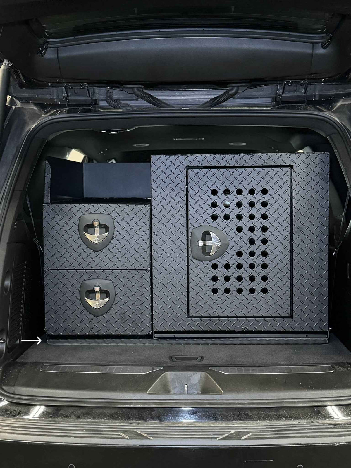Owens Riser Kit 55500RPT For 55500 Professional K9 Rear Deployment Unit Chevy Tahoe Police 2021-Current - IMG_5206_-_Copy