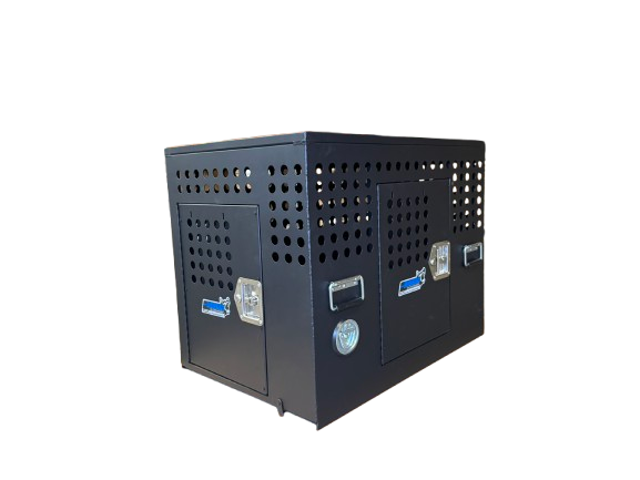 Owens 55335 Professional K9 Series Large Tactical Dog Crate Double Doors End & Side Black Mill Finish Aluminum 24"W x 36"D x 29"H - IMG_5525-removebg-preview