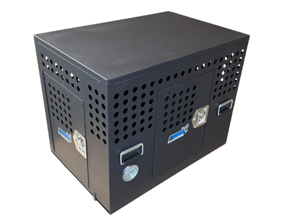 Owens 55335 Professional K9 Series Large Tactical Dog Crate Double Doors End & Side Black Mill Finish Aluminum 24"W x 36"D x 29"H - IMG_5559-removebg-preview