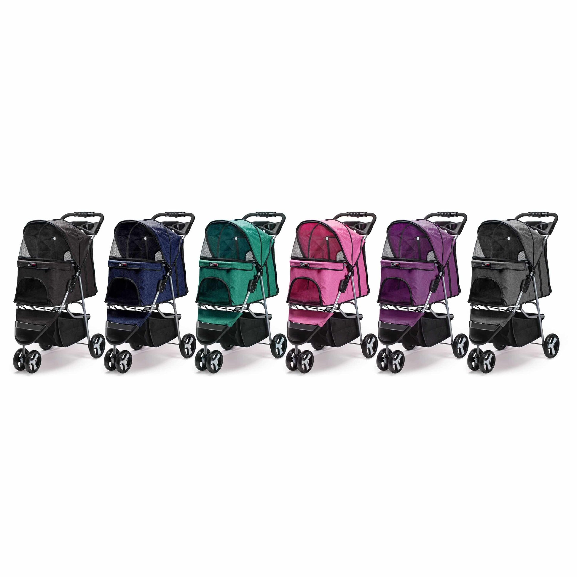 Casual pet stroller with removable cup holder – lightweight, foldable pet carrier for small dogs and cats, perfect for everyday walks and travel