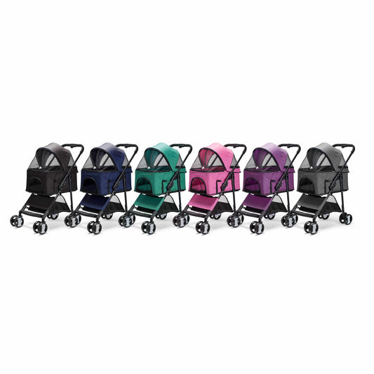 Executive pet stroller with removable cradle – luxury pet transport with comfort, safety, and convenience for small dogs and cats