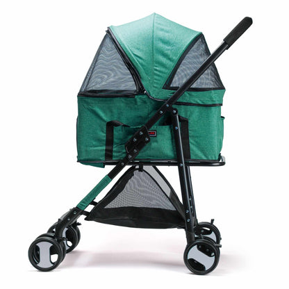 Executive pet stroller with removable cradle – luxury pet transport with comfort, safety, and convenience for small dogs and cats