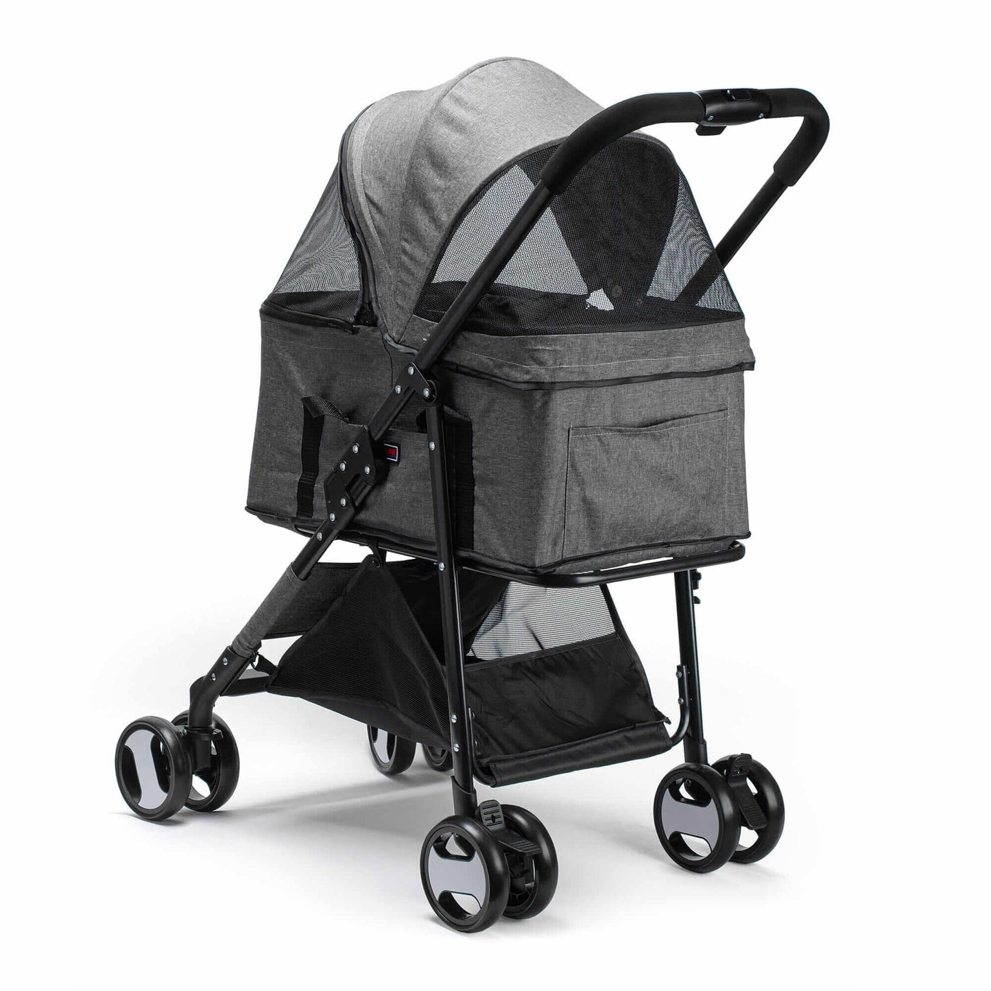 Executive pet stroller with removable cradle – luxury pet transport with comfort, safety, and convenience for small dogs and cats