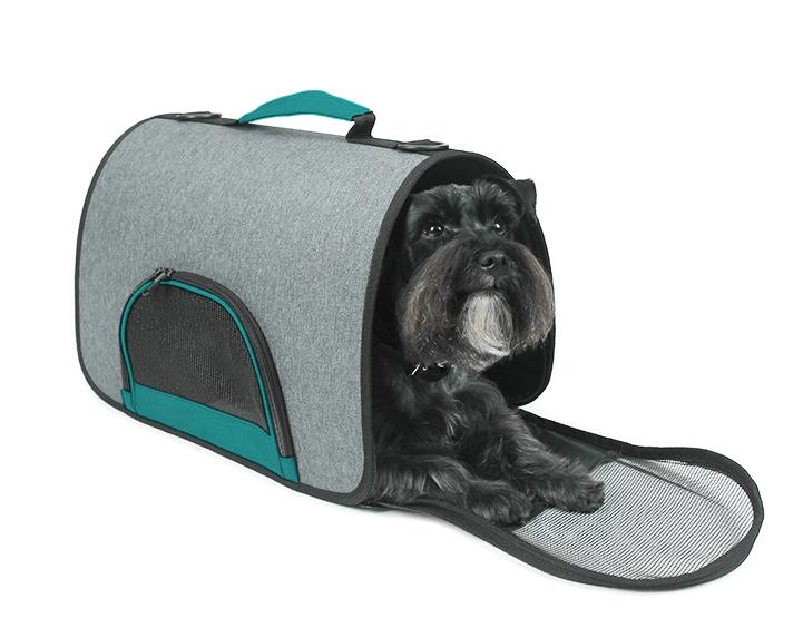 Dual color collapsible pet carrier – lightweight, portable, and easy-to-store carrier for small dogs and cats