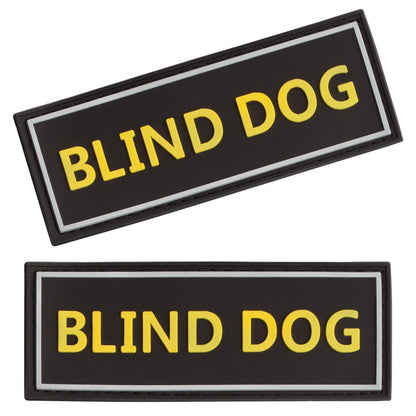 dogline 3D rubber removable patches for dog harness and vest – customizable, durable identification patches for service and working dogs