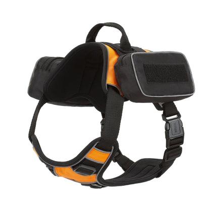 Quest removable utility saddlebags for dogs with built-in waste bag dispenser – durable, lightweight gear for hiking, walking, and travel