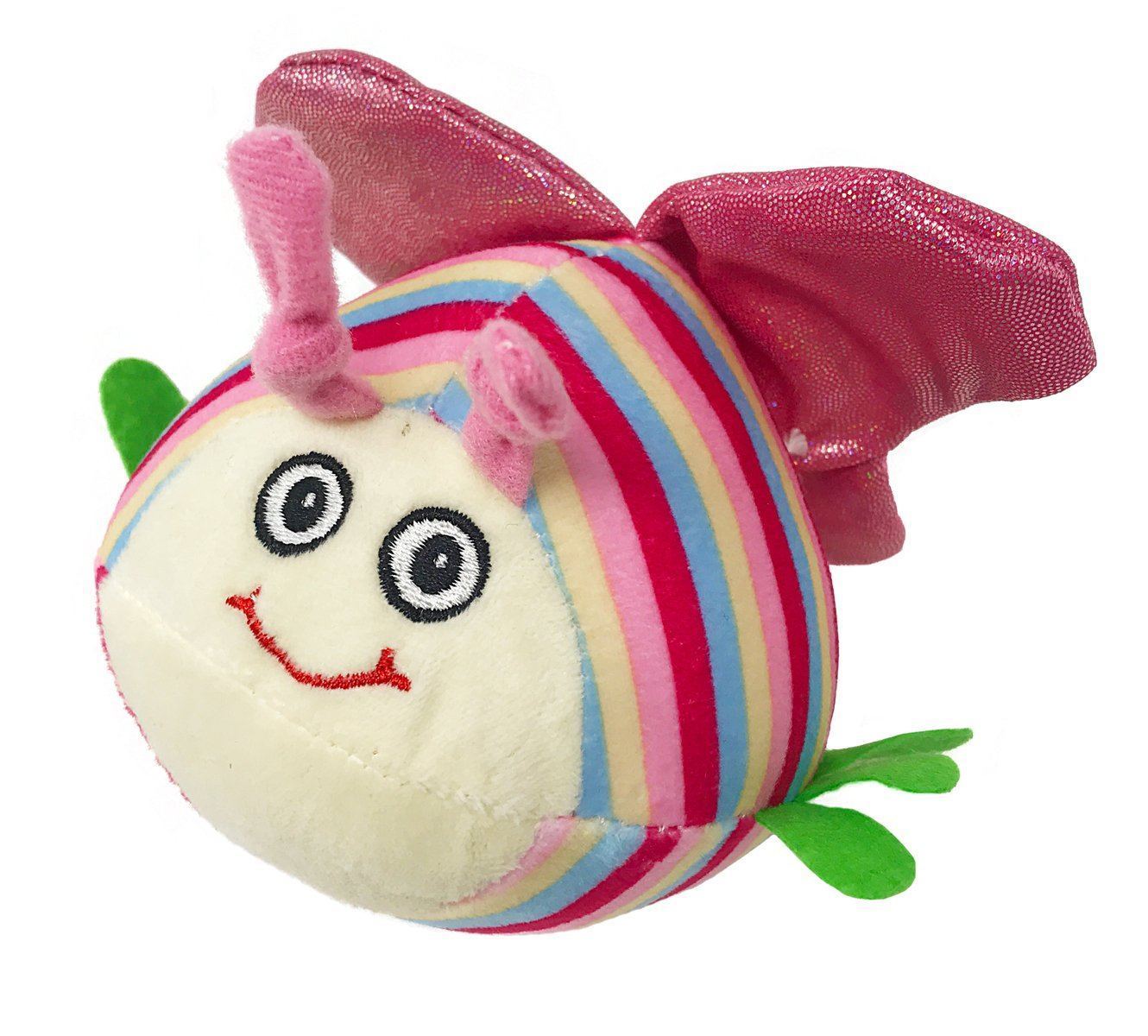 6-inch fish mini dog toy – soft, durable plush toy for small dogs with interactive squeaker