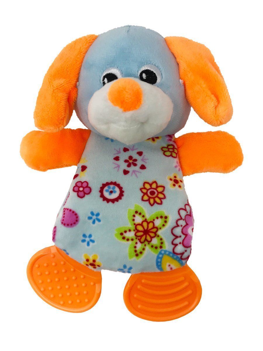 10-inch rabbit soft dog toy- plush and chew toys for gentle play and cuddling