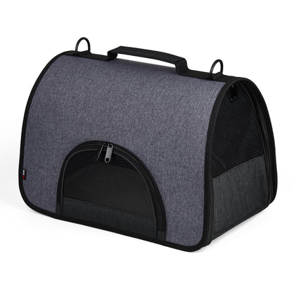 Dual color collapsible pet carrier – lightweight, portable, and easy-to-store carrier for small dogs and cats