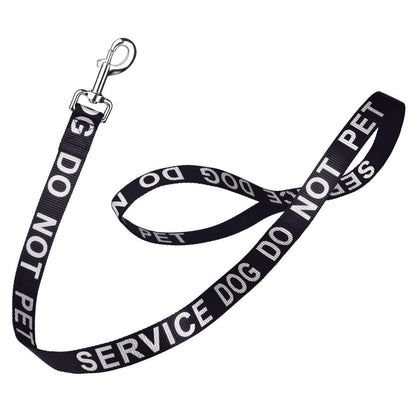 Reflective nylon dog leash with high-visibility stitching and durable hardware for safe nighttime walks"