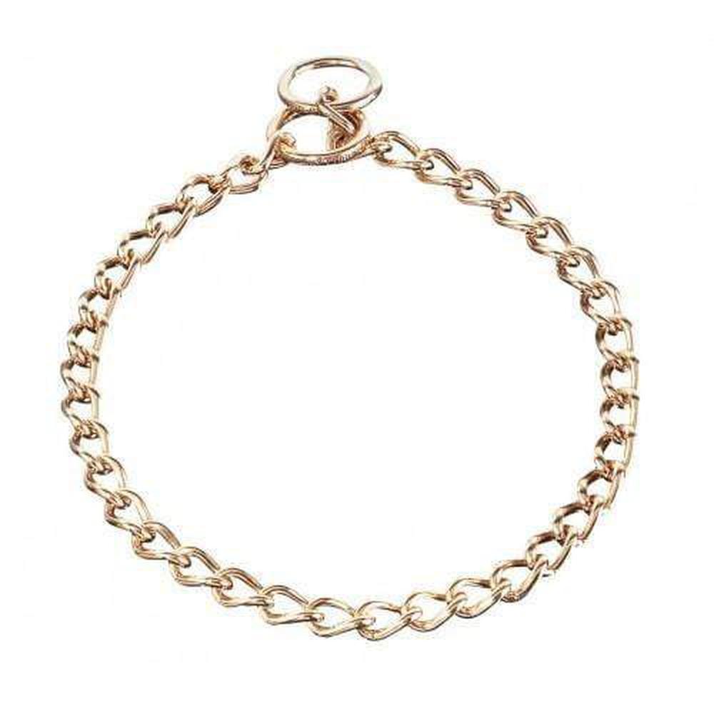 Herm Sprenger slide chain collar – curogan dog training collar designed for smooth correction, durability, and reduced skin irritation