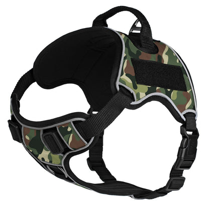 Dogline Quest no-pull dog harness – multi-purpose, adjustable harness for training, walking, and control with front and back leash clips