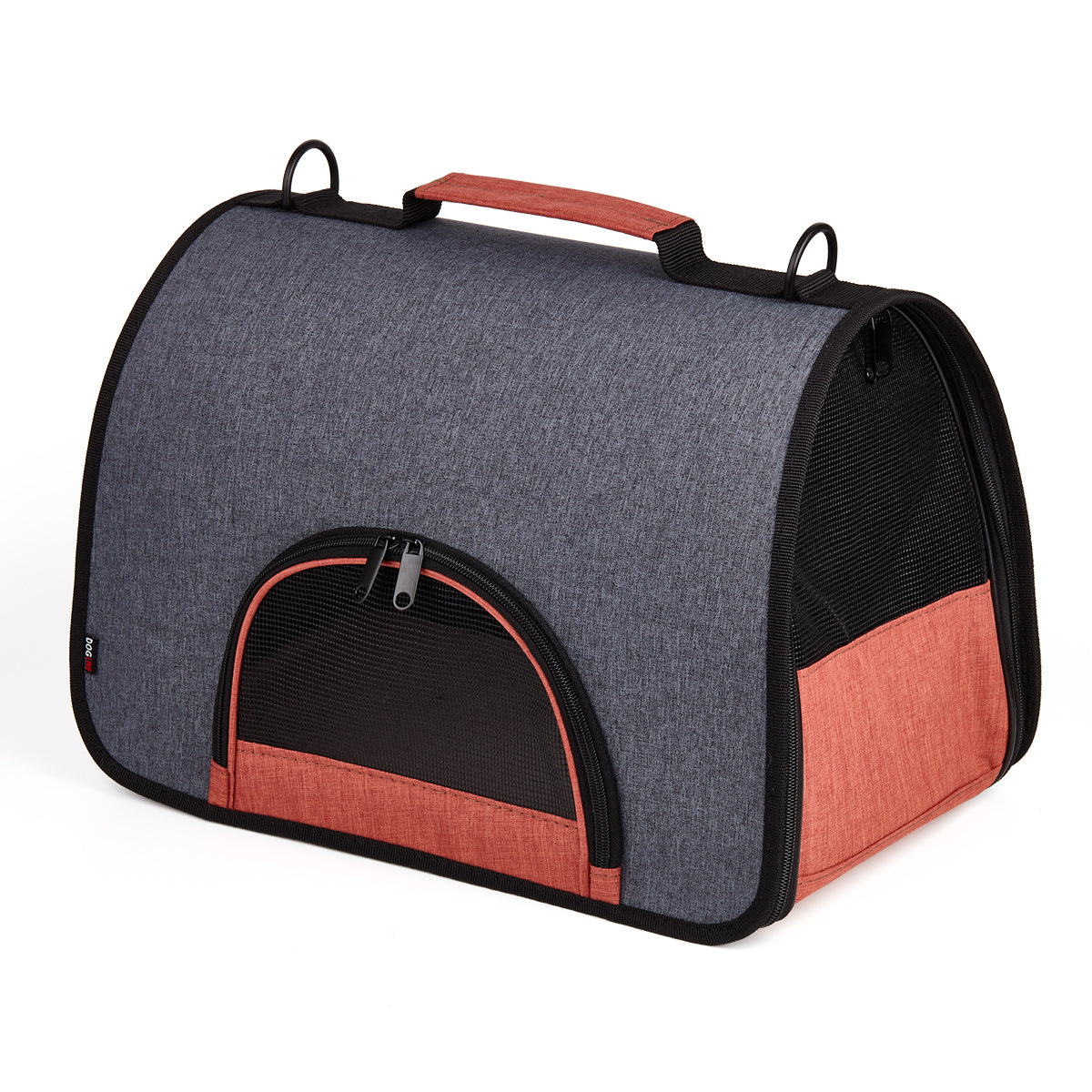 Dual color collapsible pet carrier – lightweight, portable, and easy-to-store carrier for small dogs and cats