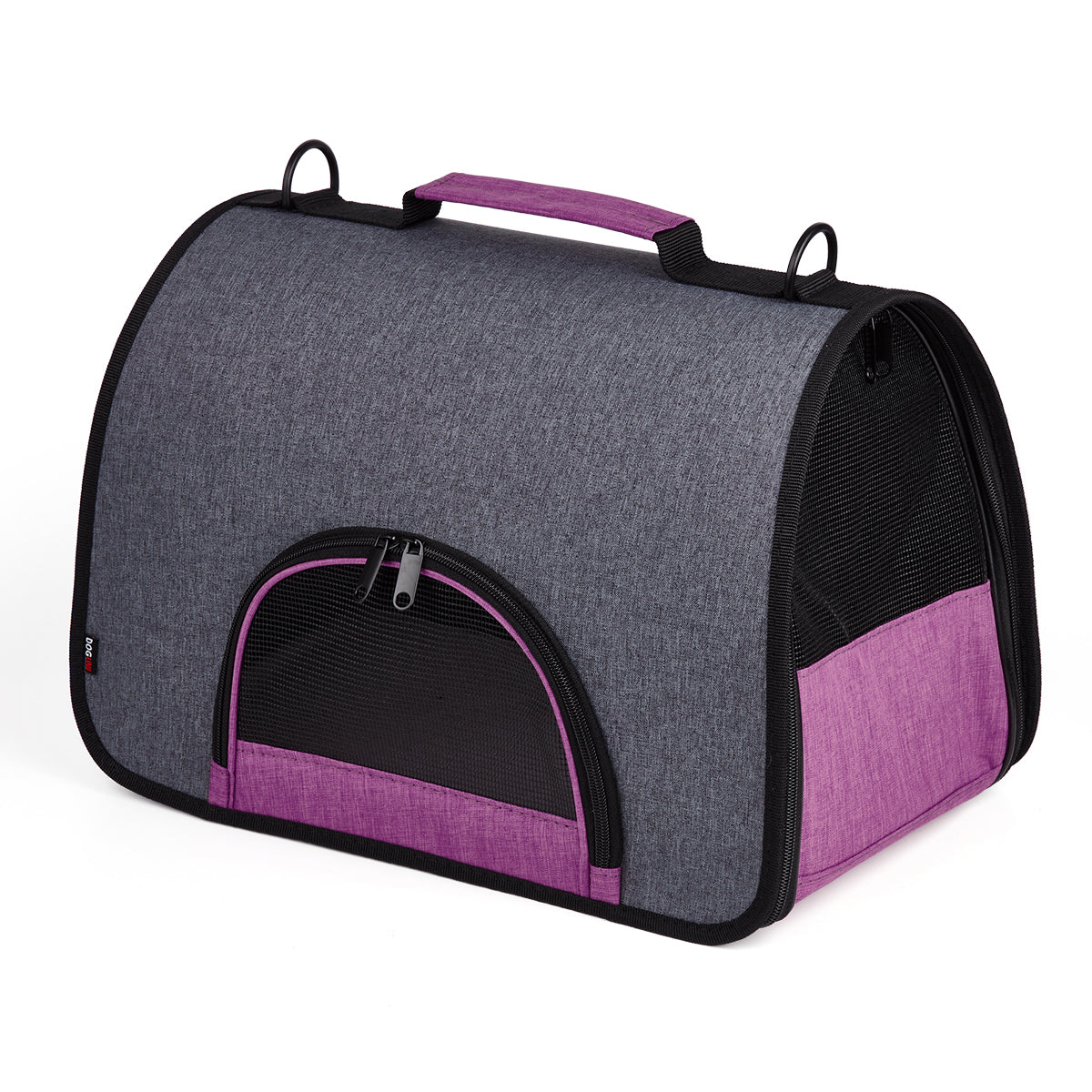 Dual color collapsible pet carrier – lightweight, portable, and easy-to-store carrier for small dogs and cats