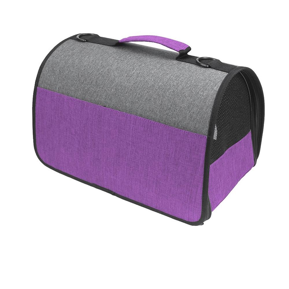 Dual color collapsible pet carrier – lightweight, portable, and easy-to-store carrier for small dogs and cats