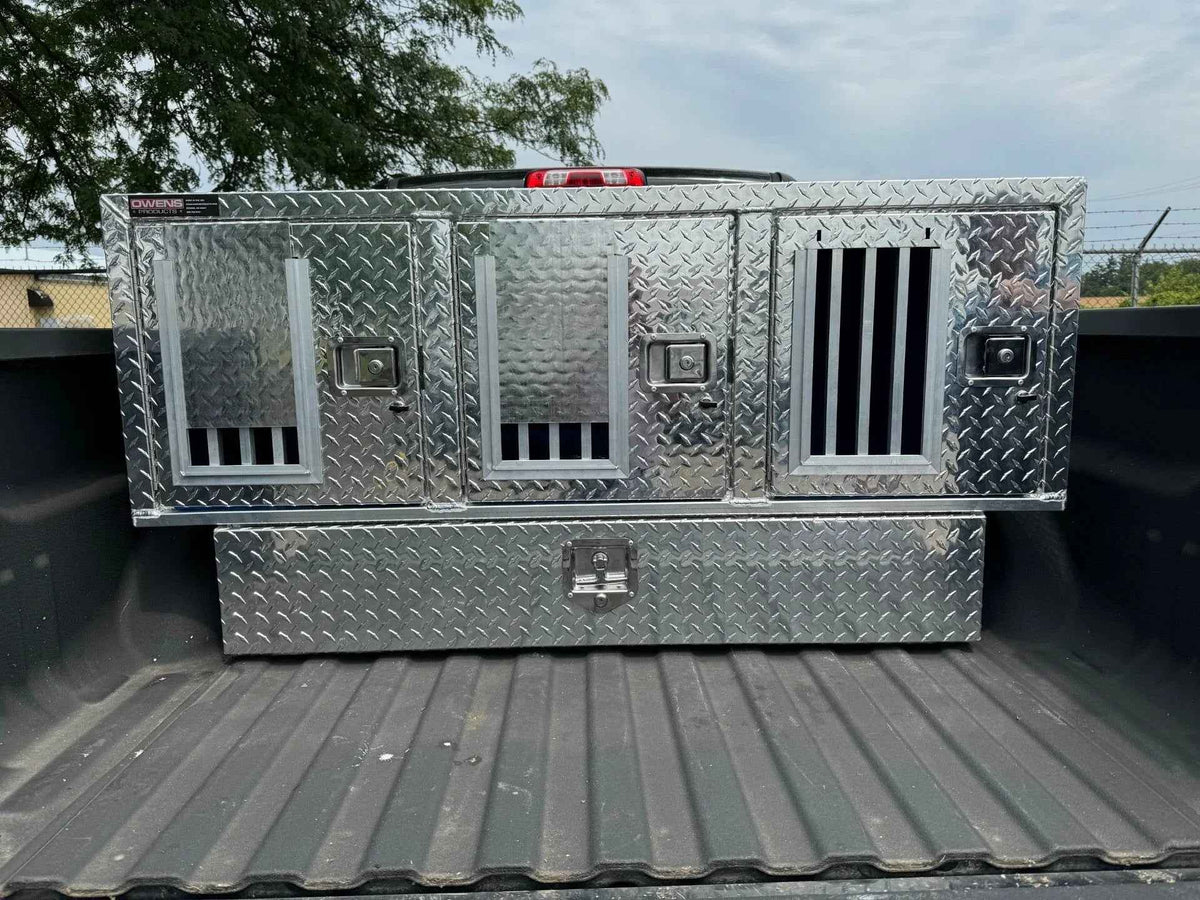 Owens Dog Box 55111 Pro Hunter Triple Compartment Bottom Storage 58"W x 40"D x 28"H - thumbnail_IMG_1632